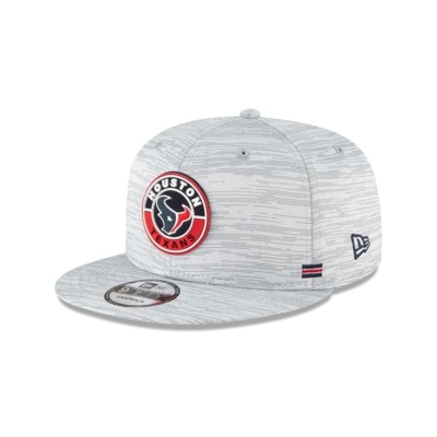 Houston Texans Gorra | New Era Official NFL Fall Sideline 9fifty Snapback Cap Mexico - Grises